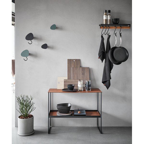 Метална конзолна маса в цвят кафяв коняк 29x78 cm Bull – LIND DNA-image-1