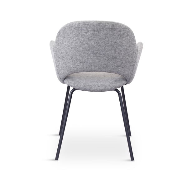 Светлосиви тапицирани трапезни столове в комплект 2 бр. Rowley – Unique Furniture-image-3