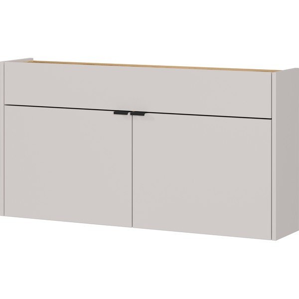 Кремаво висящо шкафче 110x57x22 cm Ameca – Germania