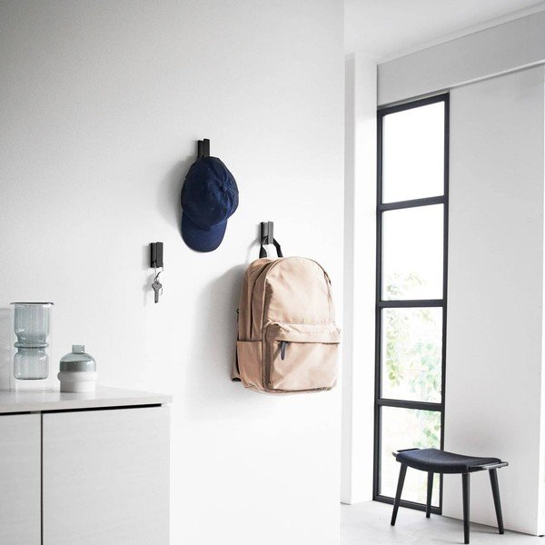 Черни стенни метални комплект куки 3 бр. Tower – YAMAZAKI-image-4