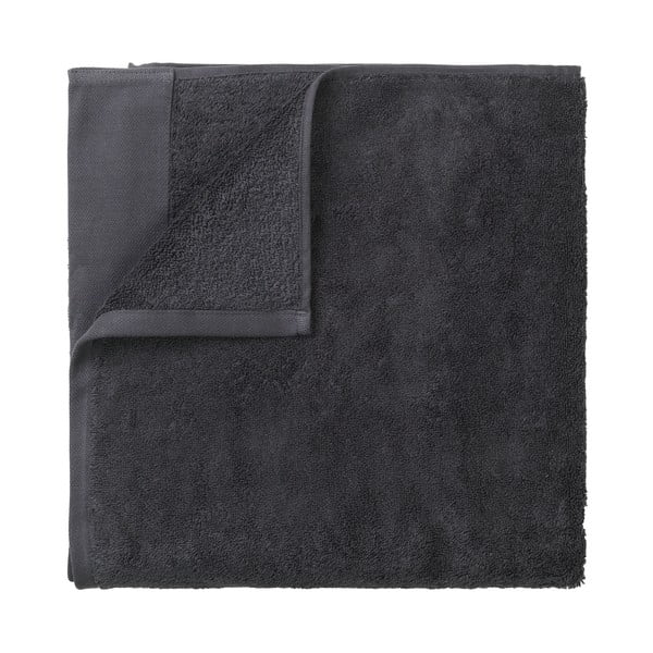 Тъмно сива памучна кърпа за баня , 100 x 200 cm - Blomus