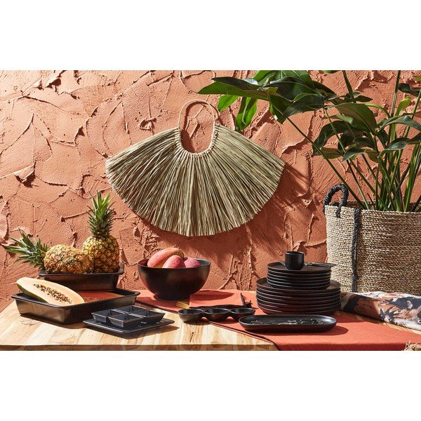 Черна керамична купа ø 26 cm Ingrid - Côté Table-image-1