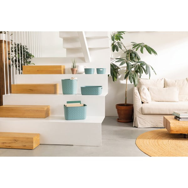 Пластмасова кошница за съхранение 28x28x27 cm Softex – Curver-image-1