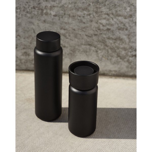 Черна термочаша от неръждаема стомана 650 ml Singles – Zone-image-1