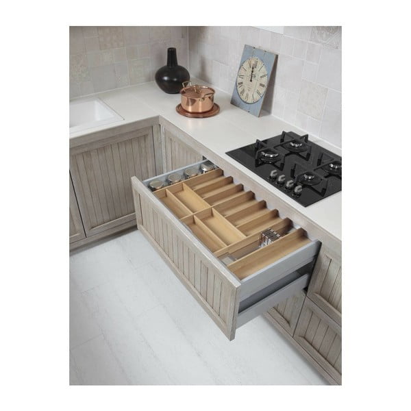 Ораганайзер  за чекмедже в естествен цвят 78 x 47 cm Wood Line - Elletipi-image-1