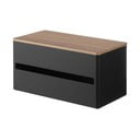 Черна метална стойка за кухненска хартия Rin – YAMAZAKI