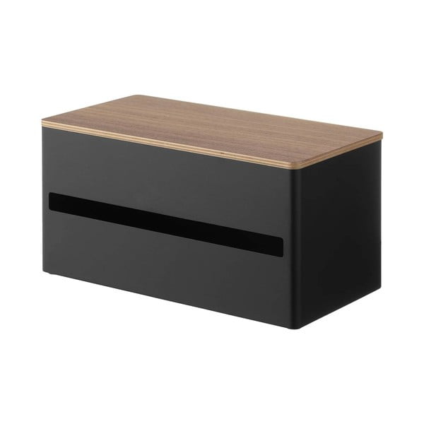 Черна метална стойка за кухненска хартия Rin – YAMAZAKI