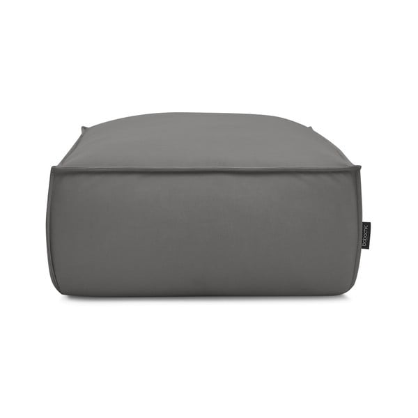 Сива табуретка  от изкуствена кожа Boheme – Bobochic Paris-image-3