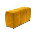 Жълт кадифен подлакътник за модулен диван Rome Velvet - Cosmopolitan Design
