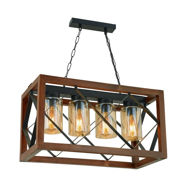 Висяща лампа от габър Zikzak Camlı 4lü - Opviq lights