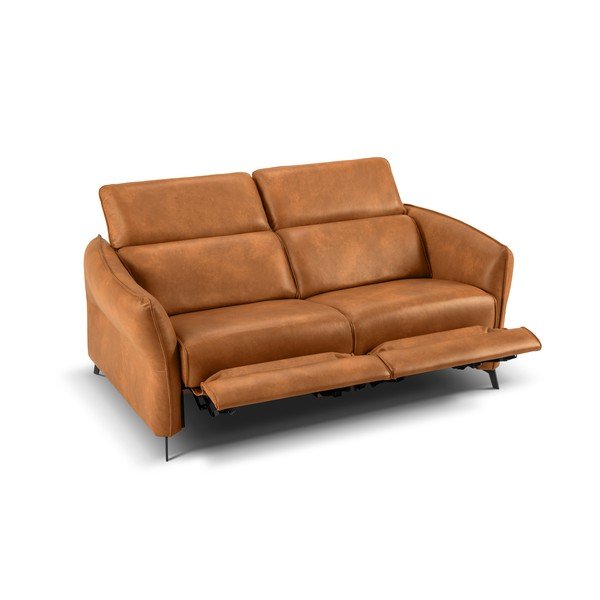 Светлокафяв кожен диван 103 см Hubble - Windsor & Co Sofas-image-3