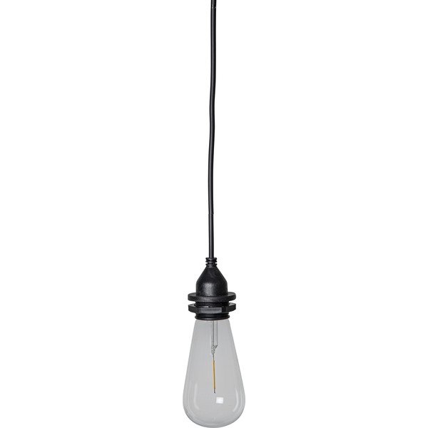 LED външно осветително тяло със соларен панел (височина 14 cm) Cord Set – Star Trading
