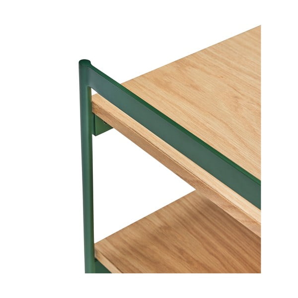 Странична масичка с дъбов плот 43x43 cm Jaunty – Hübsch-image-4