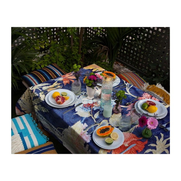 Покривка за маса с ленено платно , 140 x 140 cm Kioto - Madre Selva-image-1