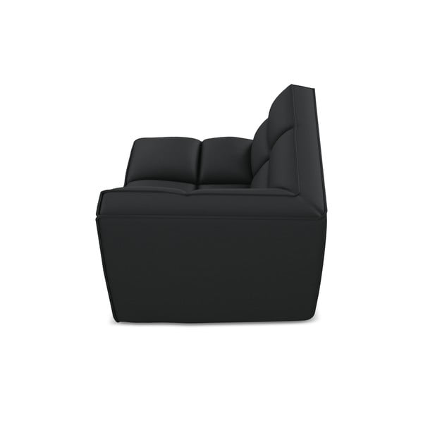 Черен модул за диван от изкуствена кожа Kalai – Makamii-image-3