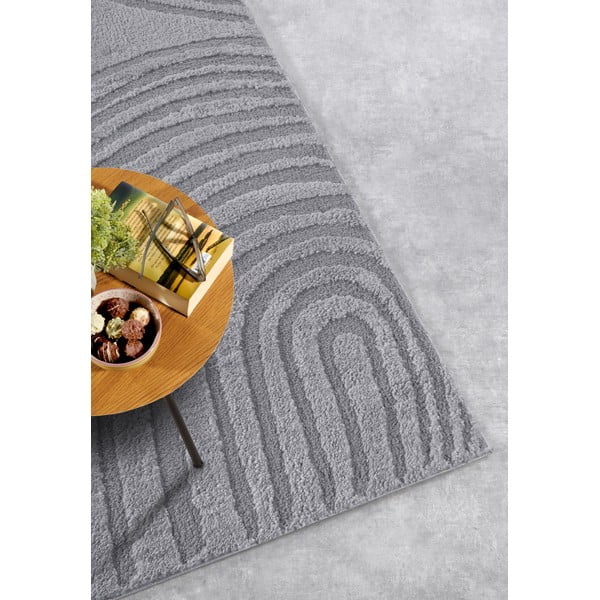 Сив килим 160x235 cm Pigment Light Grey – Elle Decoration-image-2