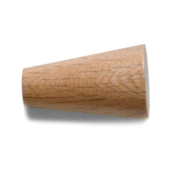 Комплект от 2 куки от дъбово дърво Mezza Slimline - Wireworks-image-2