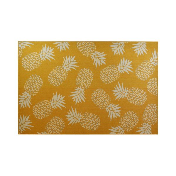Жълт килим за открито , 160 x 230 cm Ananas - Floorita-image-2