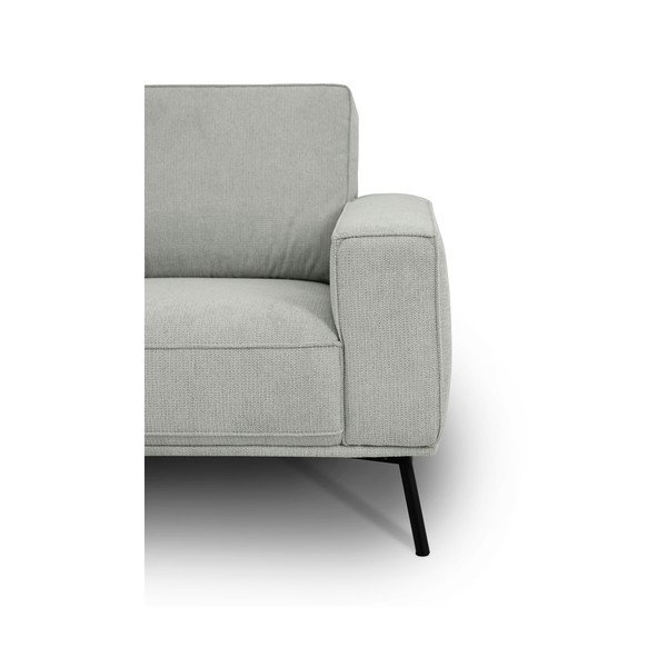 Светлосив шенилов ъглов диван (ляв ъгъл/L форма) Amsterdam – Scandic-image-4