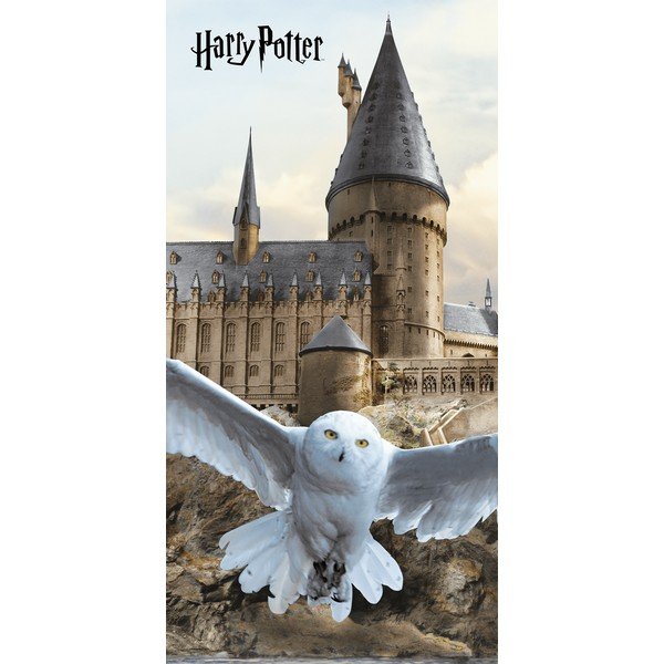 Памучна детска кърпа 70x140 cm Harry Potter "Hedwig" – Jerry Fabrics