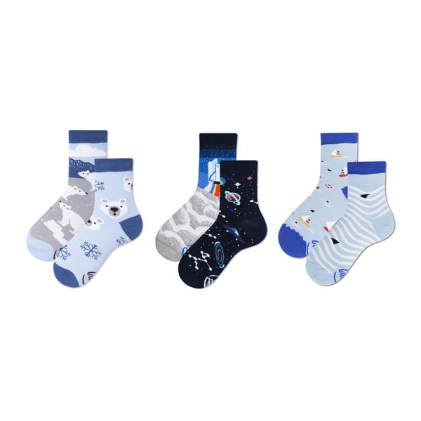 Комплект от 3 чифта детски чорапи Мечо, размер 27-30 - Many Mornings
