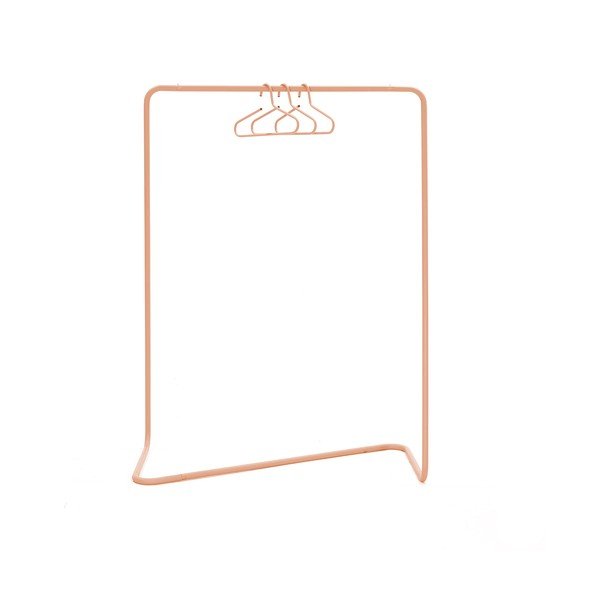 Стоманена стойка за дрехи в цвят сьомга 118x160x57 cm Hang-On – Spinder Design-image-3