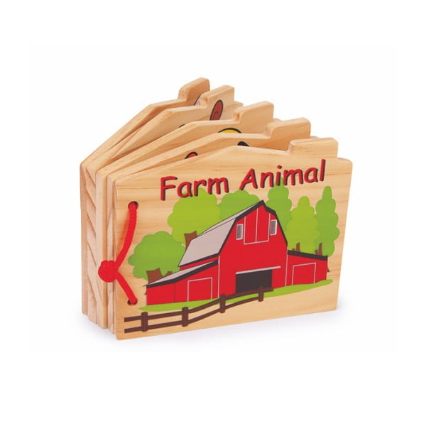 Dřevěná dětská knížka Legler Farm