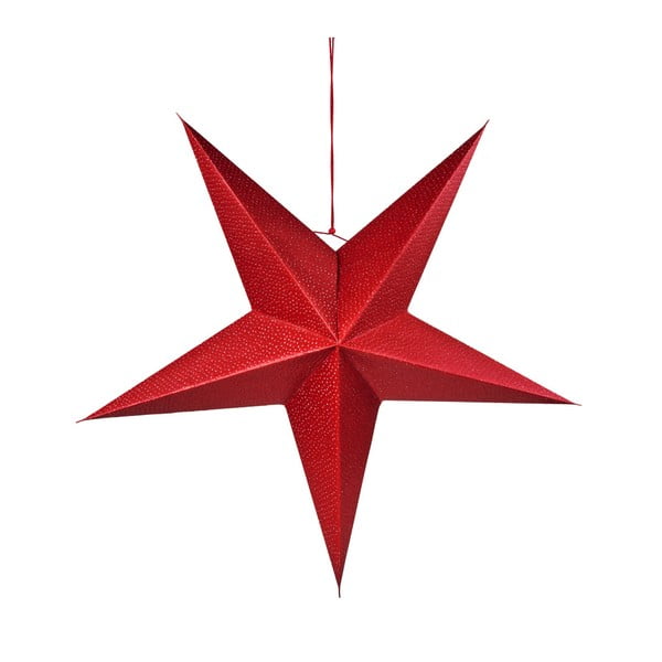 Декоративна звезда от червена хартия Magica, ⌀ 60 cm - Butlers