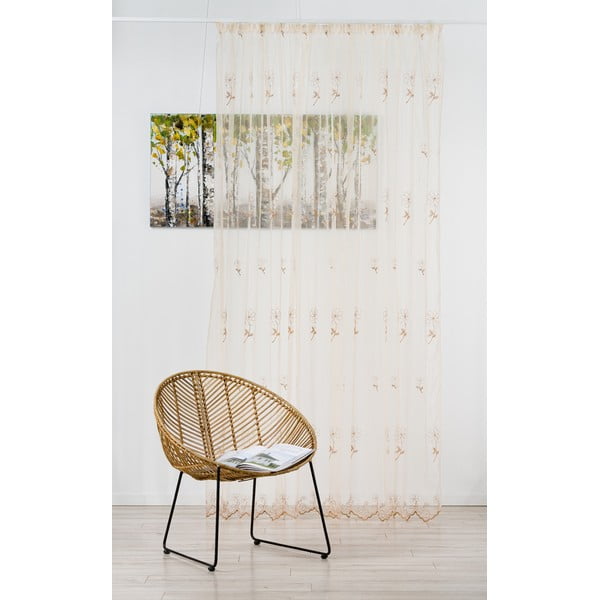 Бежова завеса 140x245 cm Edith – Mendola Fabrics-image-1