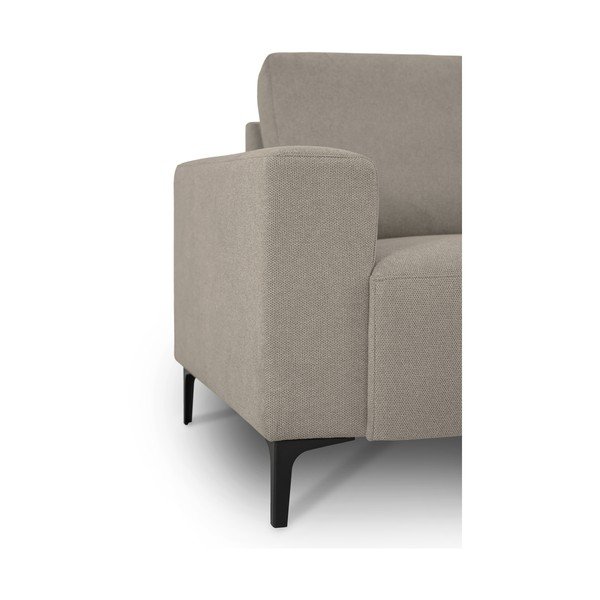 Светлокафяв шенилов ъглов диван (десен ъгъл) Fabian – Scandic-image-4