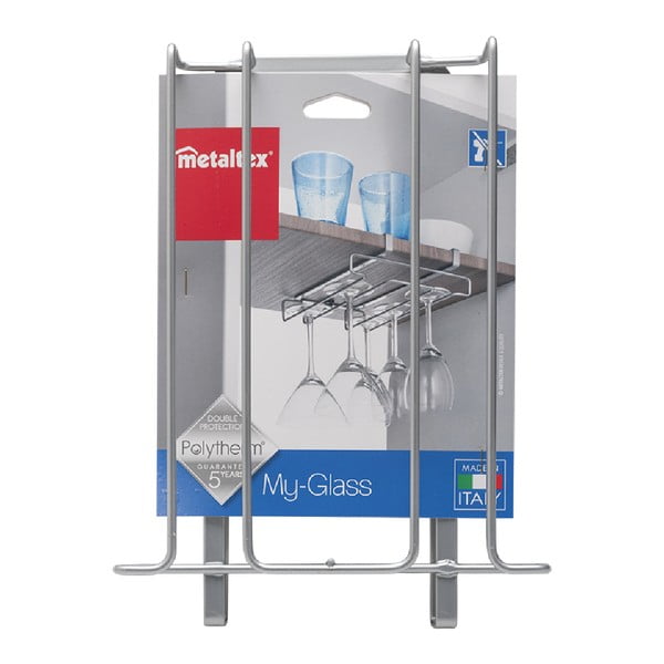 Висяща поставка за 8 чаши Стъкло, дължина 20 cm - Metaltex-image-3