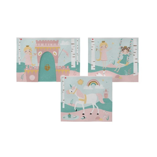 Комплект от 3 завеси за легло Little Princess - Flexa