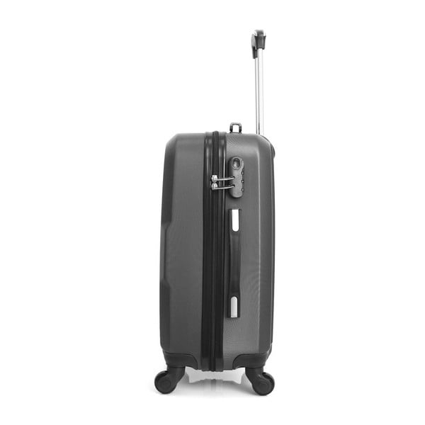 Tmavě šedý cestovní kufr na kolečkách Hero Maroko, 37 l-image-3
