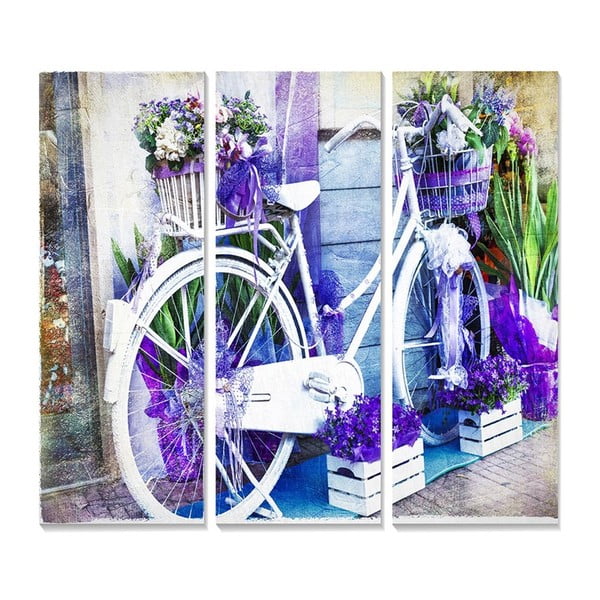 Картини в комплект от 3 бр. 20x50 cm Lavender - Wallity