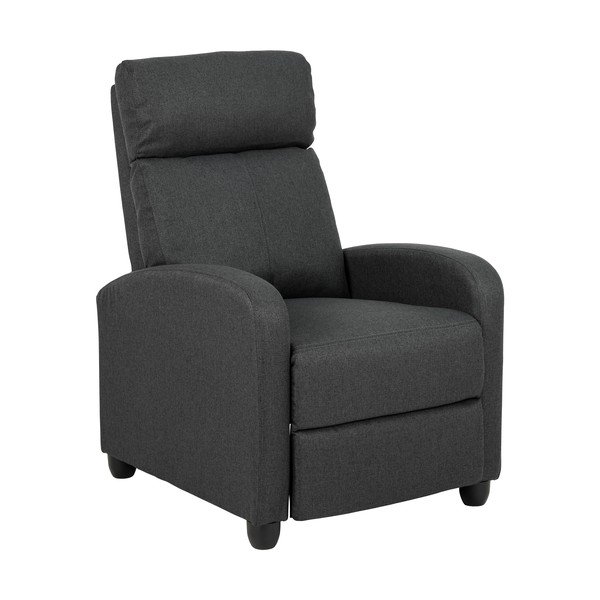 Антрацитно релаксиращо кресло Siom – Actona