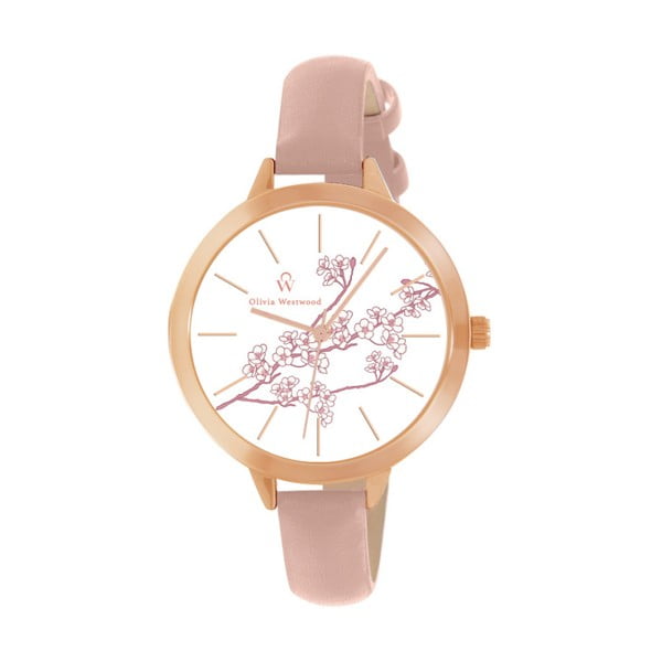 Dámské hodinky s řemínkem ve světle růžové barvě Olivia Westwood Hanna