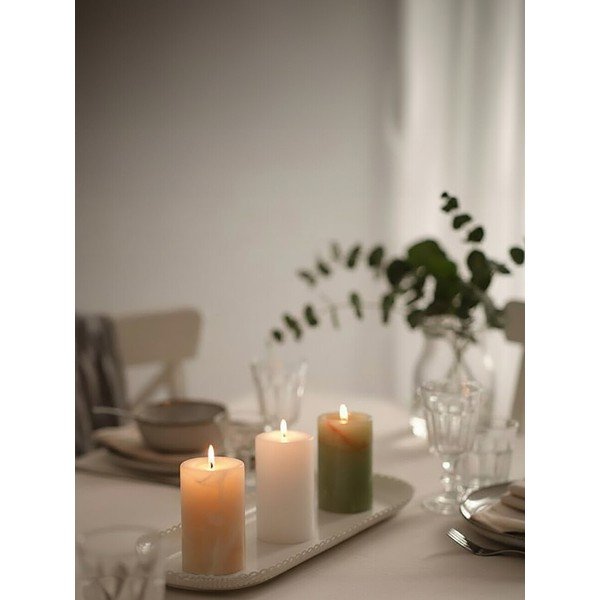 Каменни свещници в комплект за чаена свещ 3 бр. Oleena – Premier Housewares-image-4