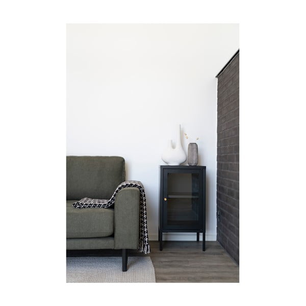 Черен метален шкаф 38x70 cm Dalby - House Nordic-image-4