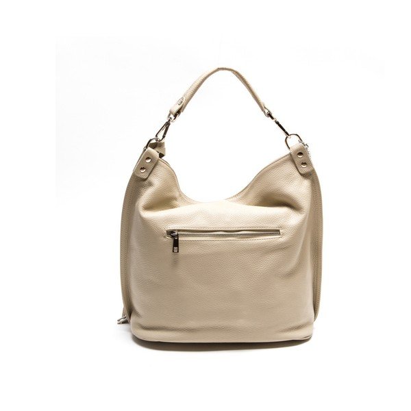 Kožená kabelka Isabella Rhea 1152 Beige-image-1
