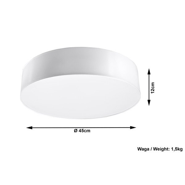 Бяла таванна светлина таван Atis - Sollux-image-4