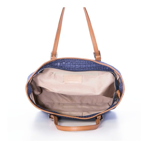 Kožená kabelka Suede Jeans-image-1