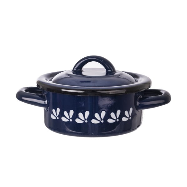 Син емайлиран капак , ⌀ 14 cm - Orion-image-2