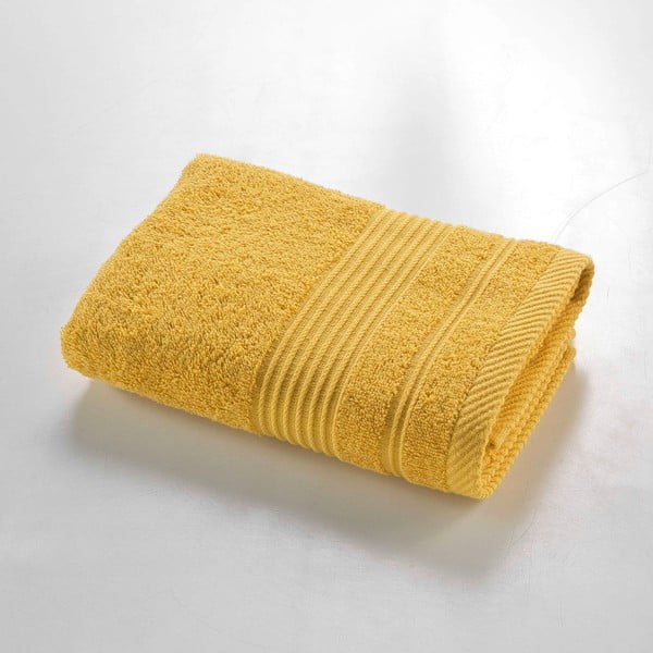 Жълта памучна кърпа от тери 50x90 cm Tendresse – douceur d'intérieur