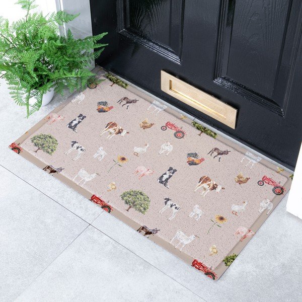 Изтривалка от PVC 40x70 cm Farm Life – Artsy Doormats-image-1