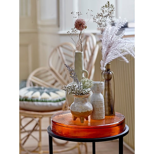 Ваза от бял фаянс Geometric - Bloomingville-image-2