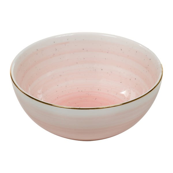 Růžová porcelánová miska Santiago Pons Bol, 12 cm