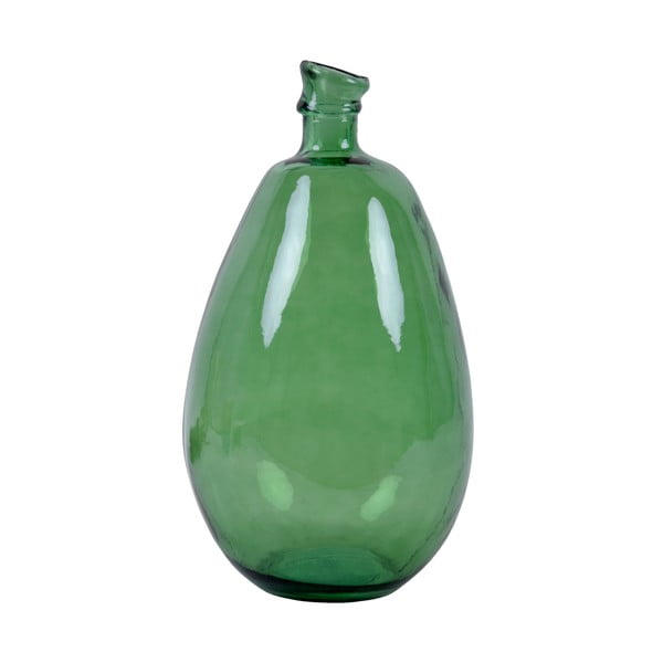 Зелена ваза от рециклирано стъкло Simplicity, височина 47 cm - Ego Dekor