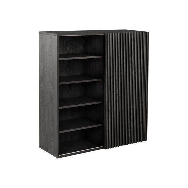Черен комплект за коридор от декор от ясен 110x120x40 cm Sion – Jotex