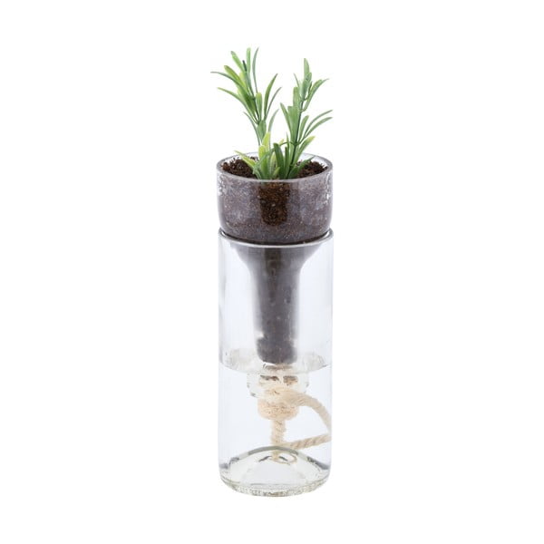 Стъклена саксия за цветя със самопочистваща се вода - Esschert Design
