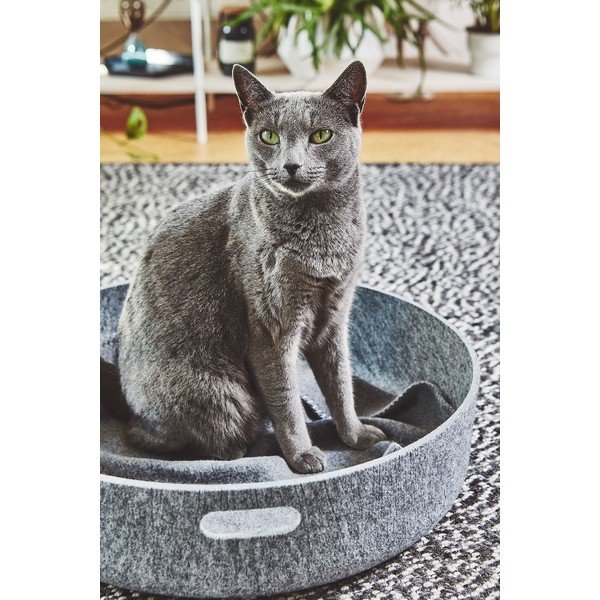 Текстилна кошница за съхранение ø 46x12 cm Cesto Concrete – MiaCara-image-2